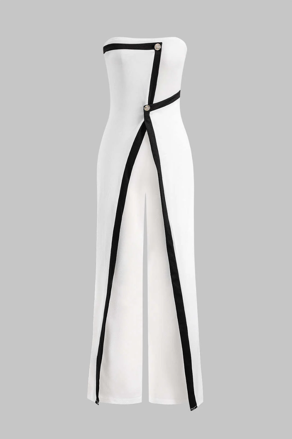 Wrap High Waist Sleeveless Jumpsuit